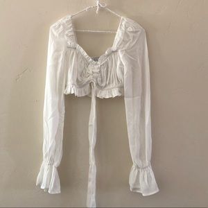 Stella Laguna Beach White French Style Top